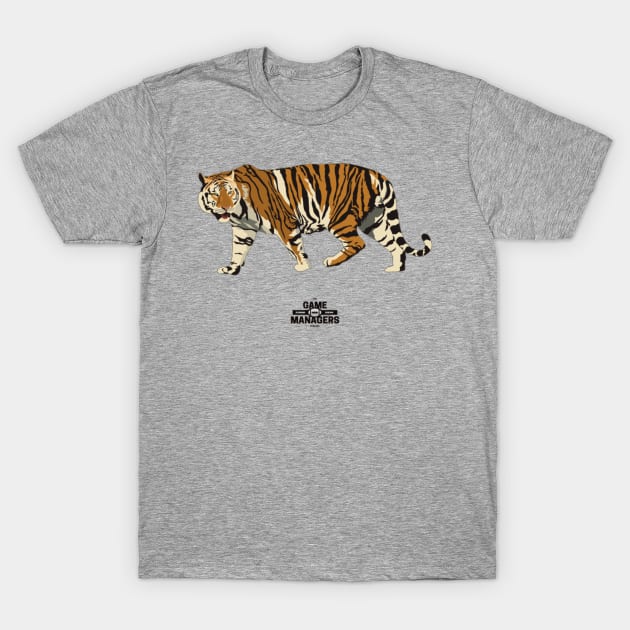 The Game Managers Podcast Tiger 3 T-Shirt by TheGameManagersPodcast